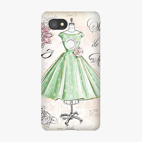 Tough Google Pixel 2 XL  Phone Case - Vintage Art