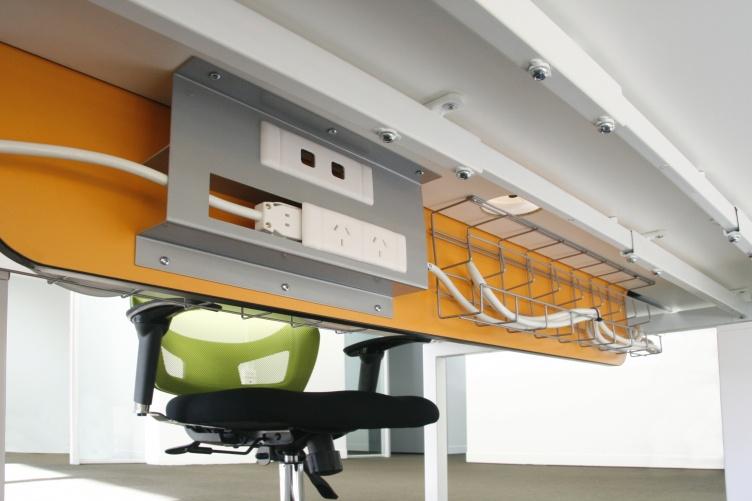 2 Tier Cable Management Wire Basket