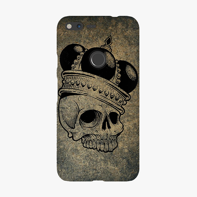 Snap Google Pixel XL  Phone Case - Skull  With Crown