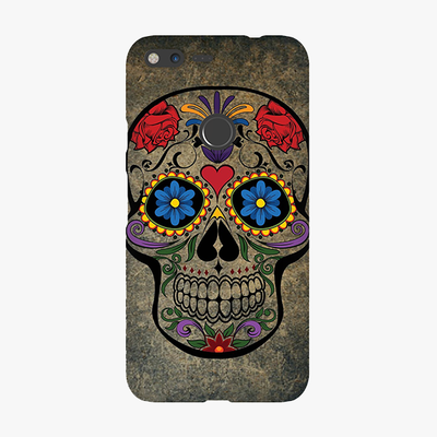 Tough Google Pixel XL  Phone Case - Skull  With Artwork