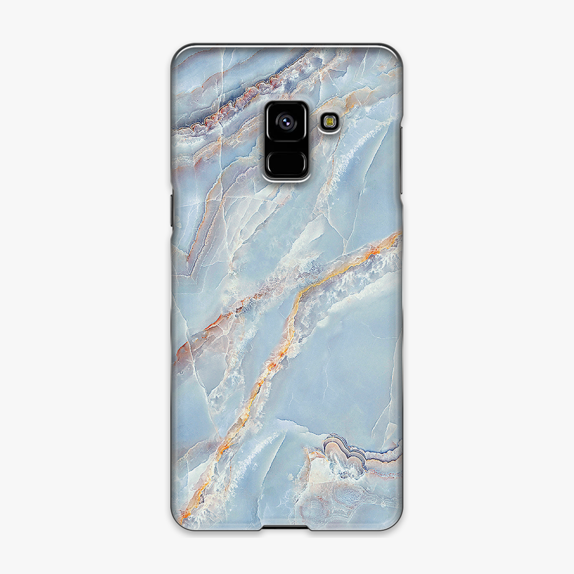 Snap - Phone Case with Blue Pastel Marble