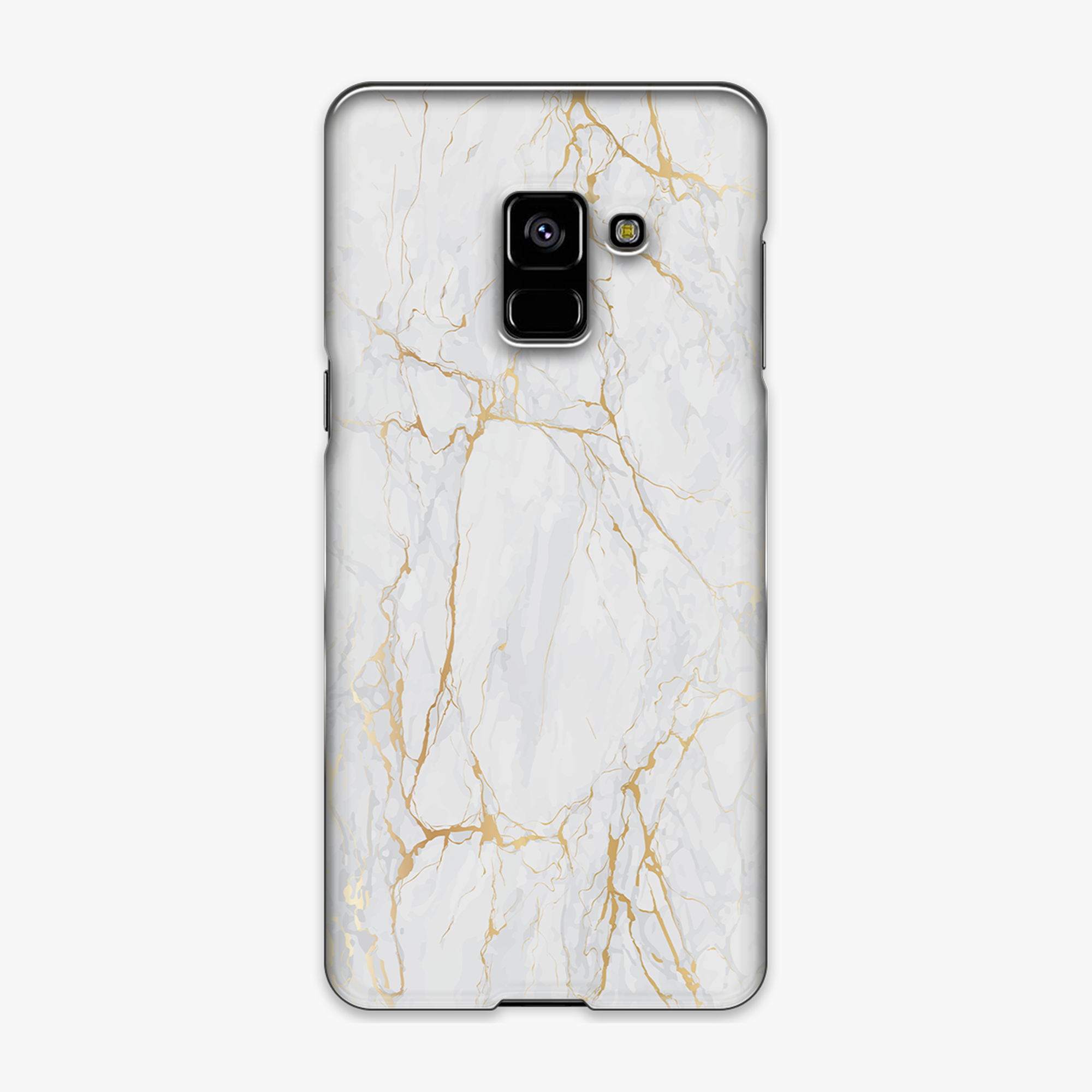 Tough - Phone Case with Gold Marble Texture