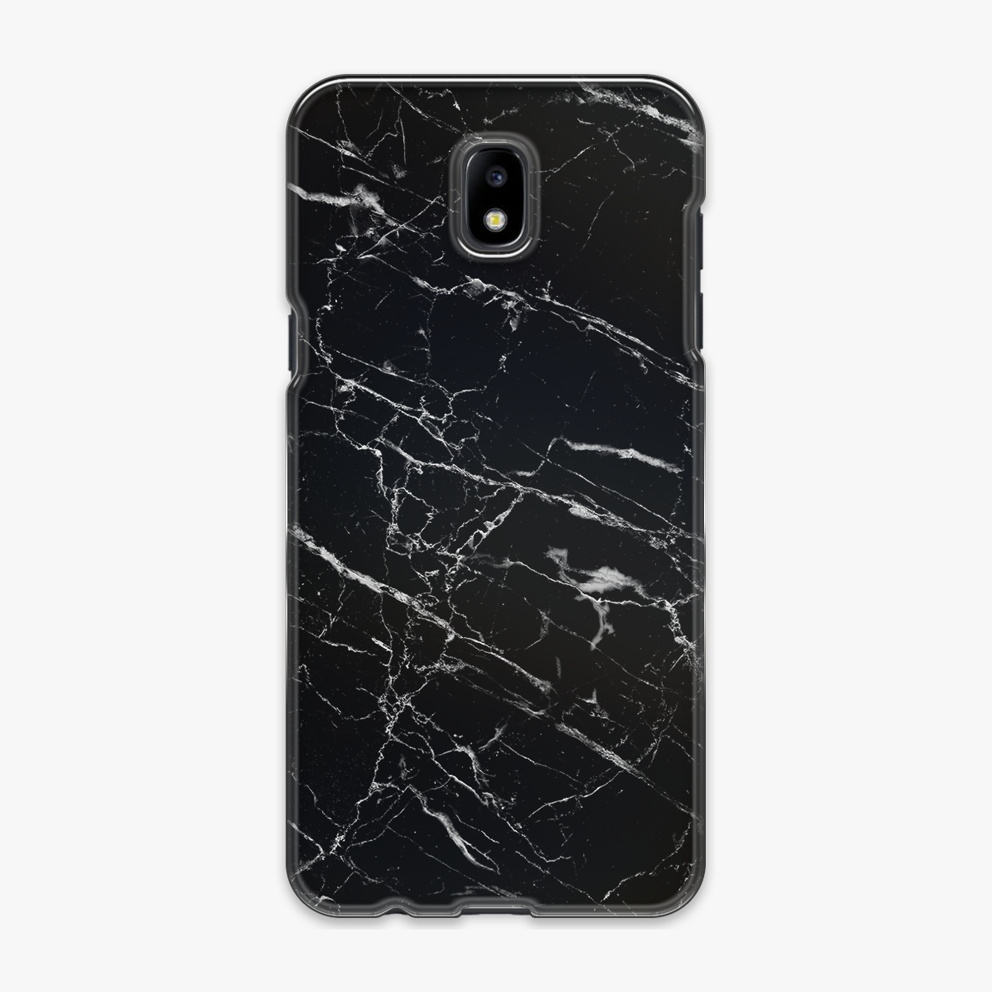 Snap - Phone Case with Black Marble Texture