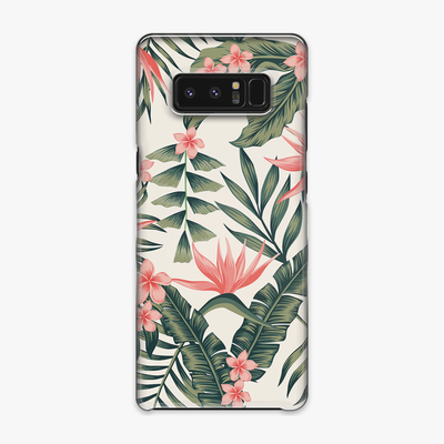 Tough - Phone Case with Attractive Flowers and Leaves