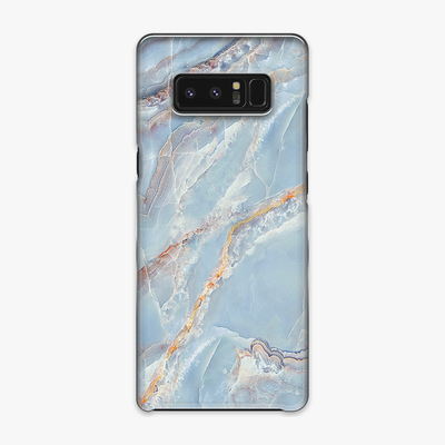 Tough - Phone Case with Blue and Gold Marble