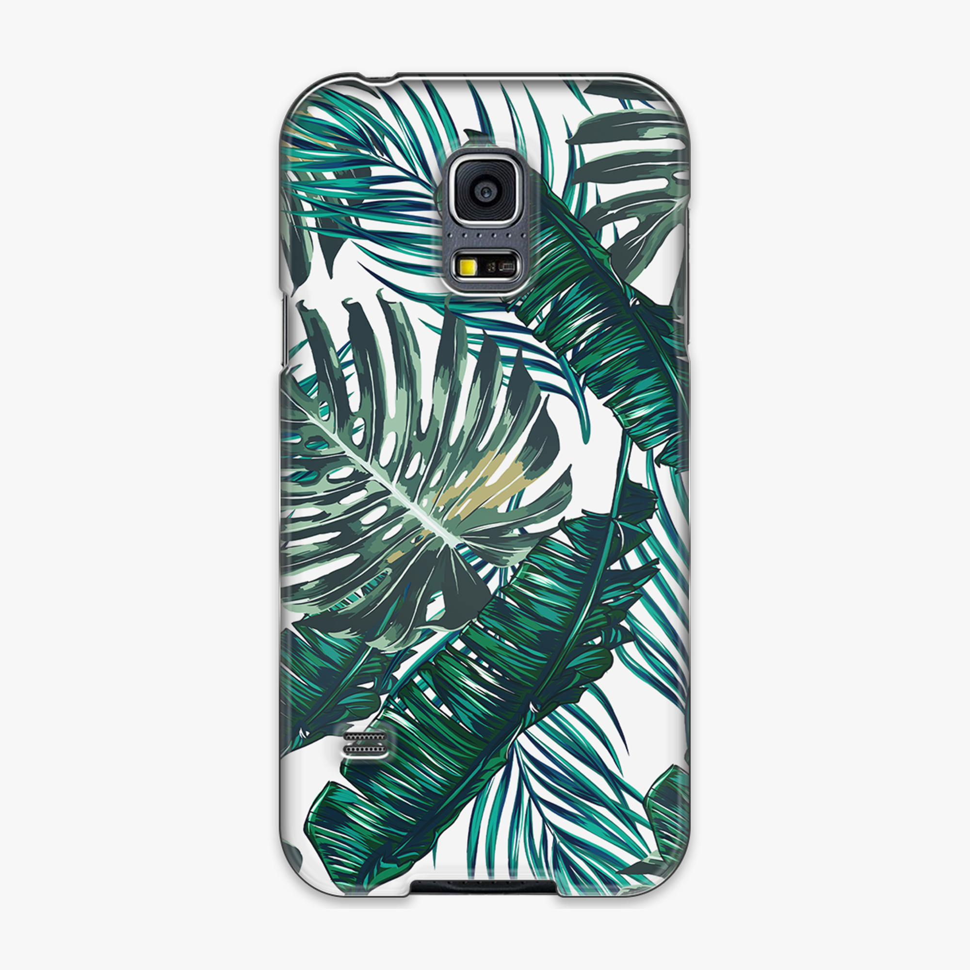 Tough - Phone Case with Palm Tree Leaves