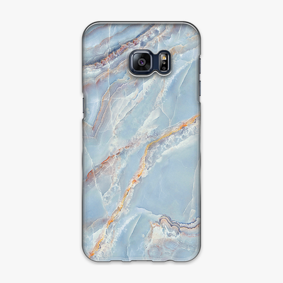 Snap - Phone Case with Blue Pastel Marble