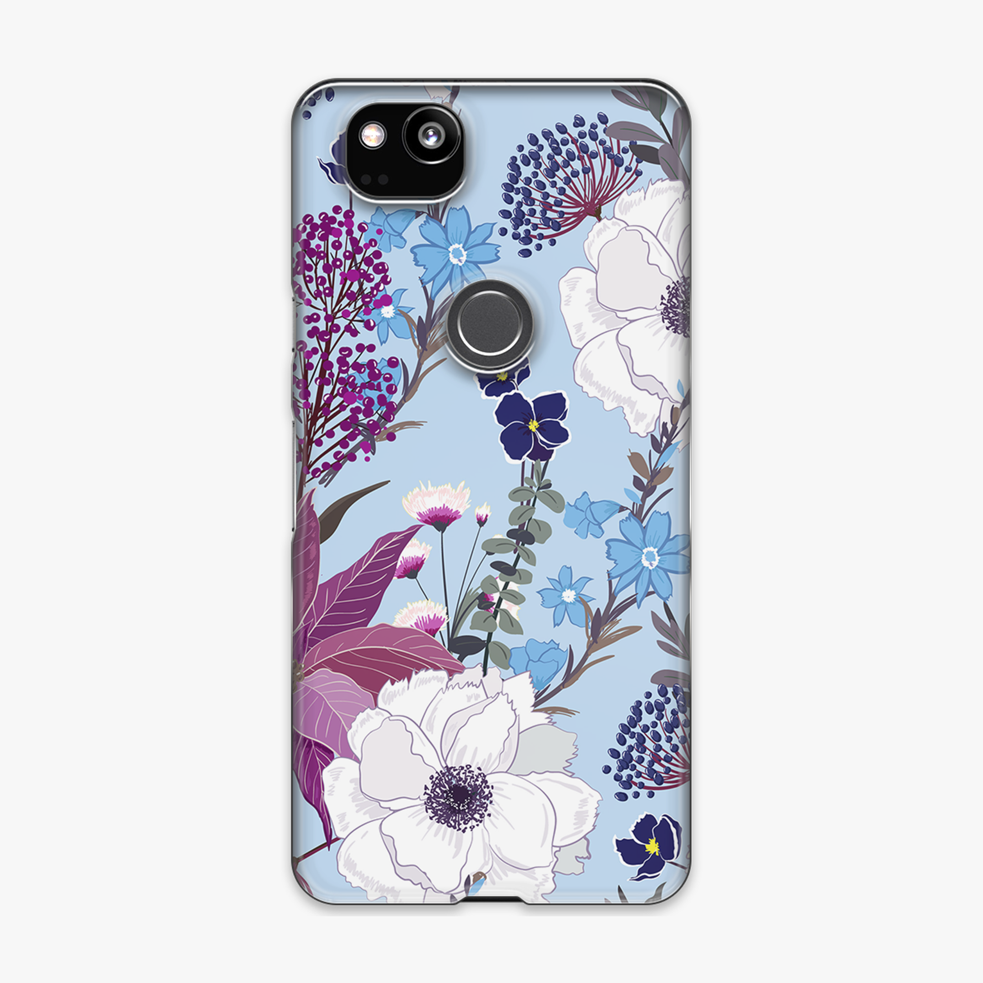 Tough - Phone Case with Attractive Flower Design