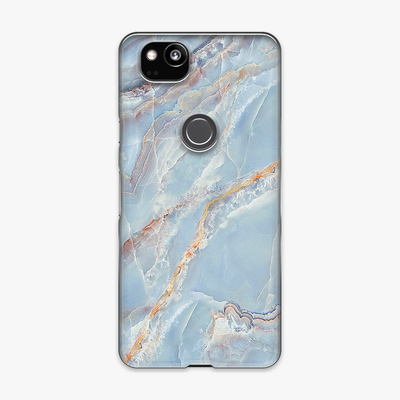 Snap - Phone Case with Blue Pastel Marble