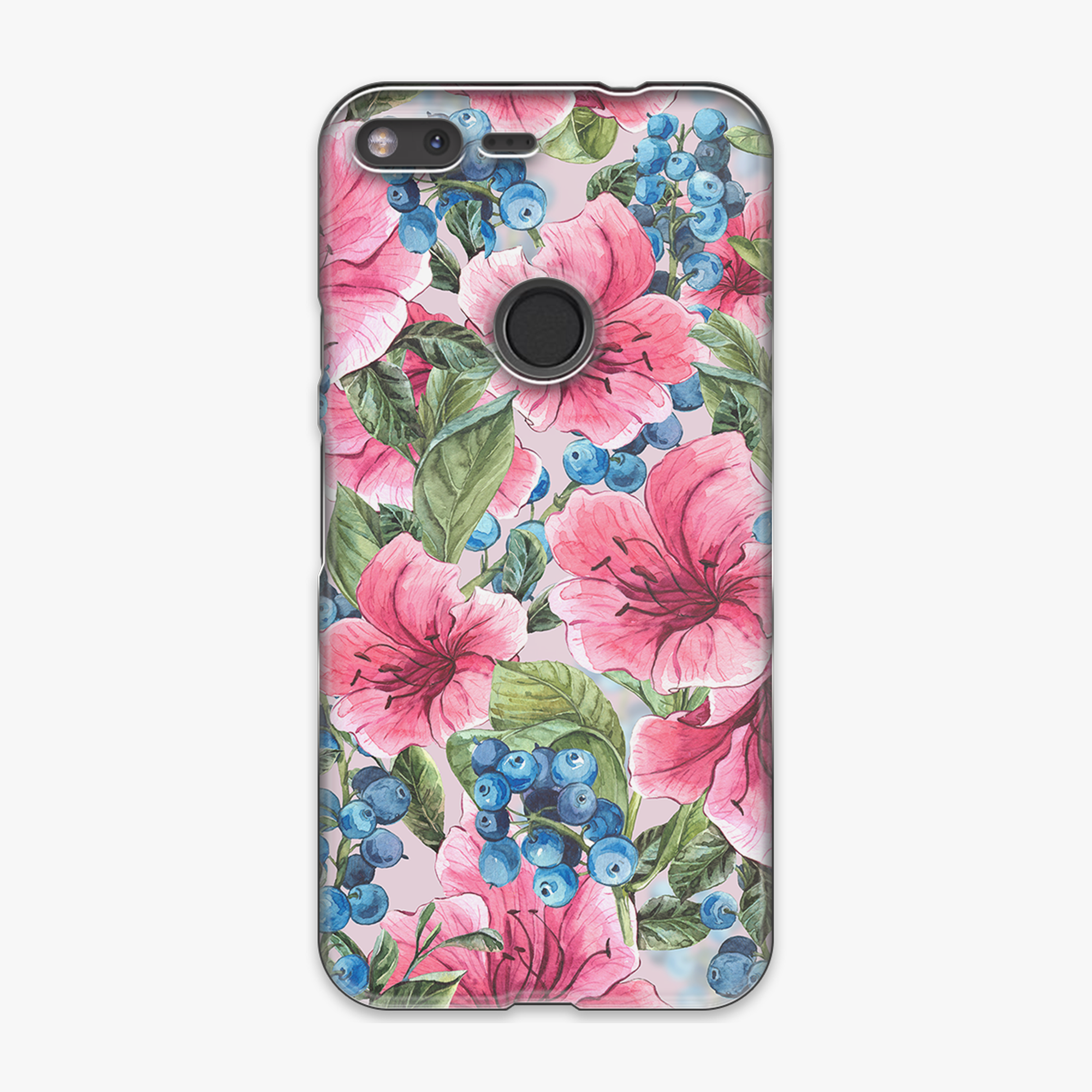 Tough - Phone Case with Colorful Flowers