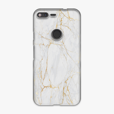 Tough - Phone Case with Gold Marble Texture