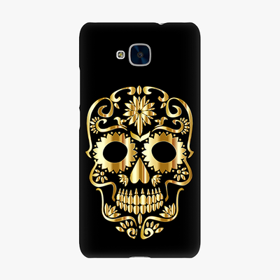 Tough Huawei Honor 5c  Phone Case - Golden Skull