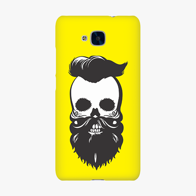 Snap Huawei Honor 5c  Phone Case - Skull With Beard And Mustache