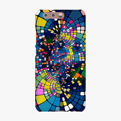 Tough Huawei P10  Phone Case - Colorful Geometric