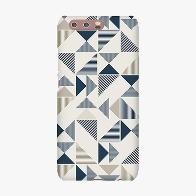 Tough Huawei P10  Phone Case - Triangle Pattern