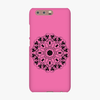 Tough Huawei P10  Phone Case - Mandala With Pink Background