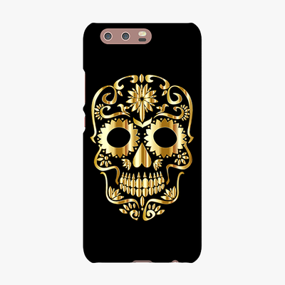 Snap Huawei P10  Phone Case - Golden Skull