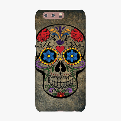 Tough Huawei P10  Phone Case - Skull  With Artwork