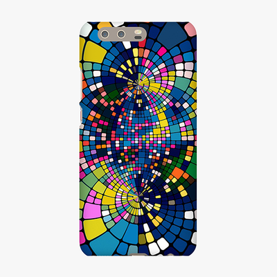Tough Huawei P10 Plus  Phone Case - Colorful Geometric