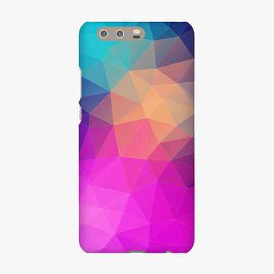 Snap Huawei P10 Plus  Phone Case - Triangular Polygons