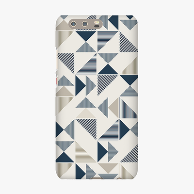 Tough Huawei P10 Plus  Phone Case - Triangle Pattern