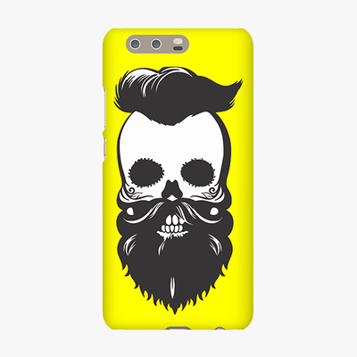 Tough Huawei P10 Plus  Phone Case - Skull With Beard And Mustache