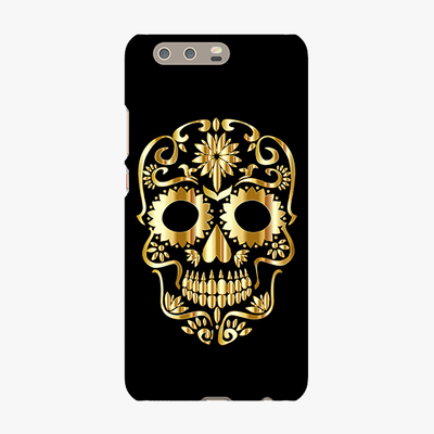 Snap Huawei P10 Plus  Phone Case - Golden Skull