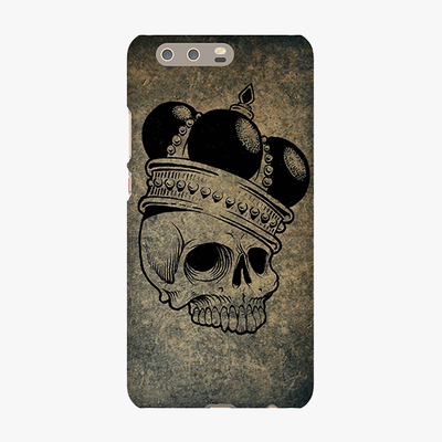 Snap Huawei P10 Plus  Phone Case - Skull  With Crown