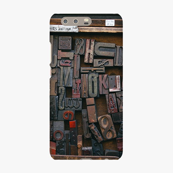 Snap Huawei P10 Plus  Phone Case - Classic Wood Blocks
