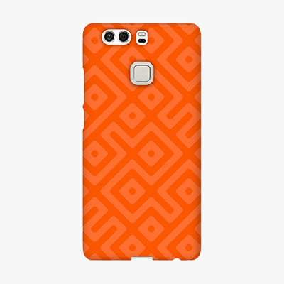 Snap Huawei P9  Phone Case - Orange Abstract