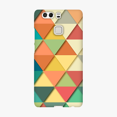 Snap Huawei P9  Phone Case - Colorful Triangles