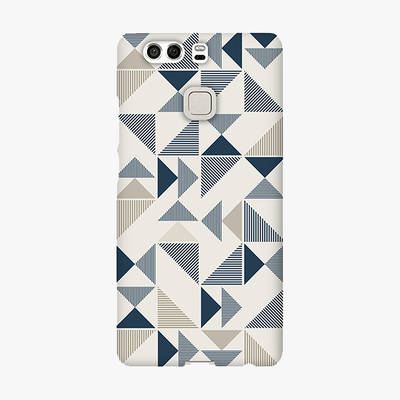 Tough Huawei P9  Phone Case - Triangle Pattern