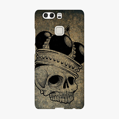 Snap Huawei P9  Phone Case - Skull  With Crown