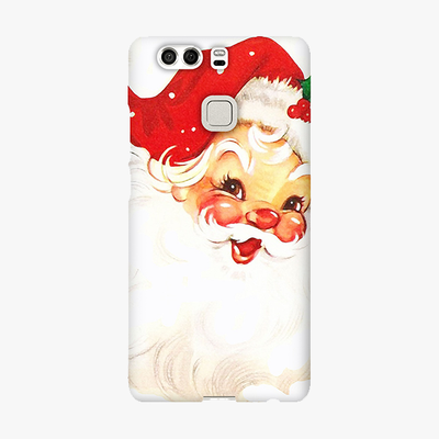 Tough Huawei P9  Phone Case - Vintage Santa