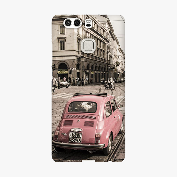 Tough Huawei P9  Phone Case - View Of The Car And City