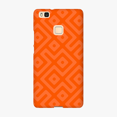 Snap Huawei P9 Lite  Phone Case - Orange Abstract