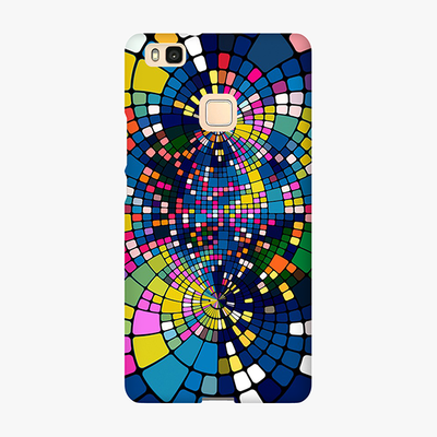 Tough Huawei P9 Lite  Phone Case - Colorful Geometric