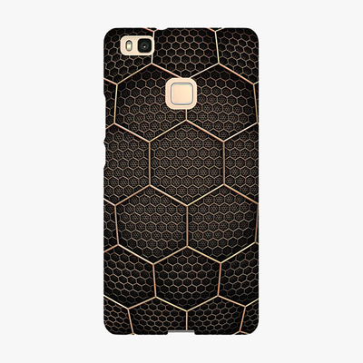 Tough Huawei P9 Lite  Phone Case - Golden Hexagons