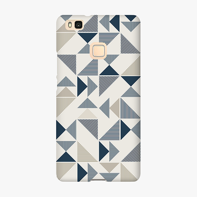 Tough Huawei P9 Lite  Phone Case - Triangle Pattern