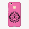 Tough Huawei P9 Lite  Phone Case - Mandala With Pink Background