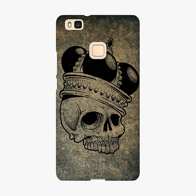 Snap Huawei P9 Lite  Phone Case - Skull  With Crown