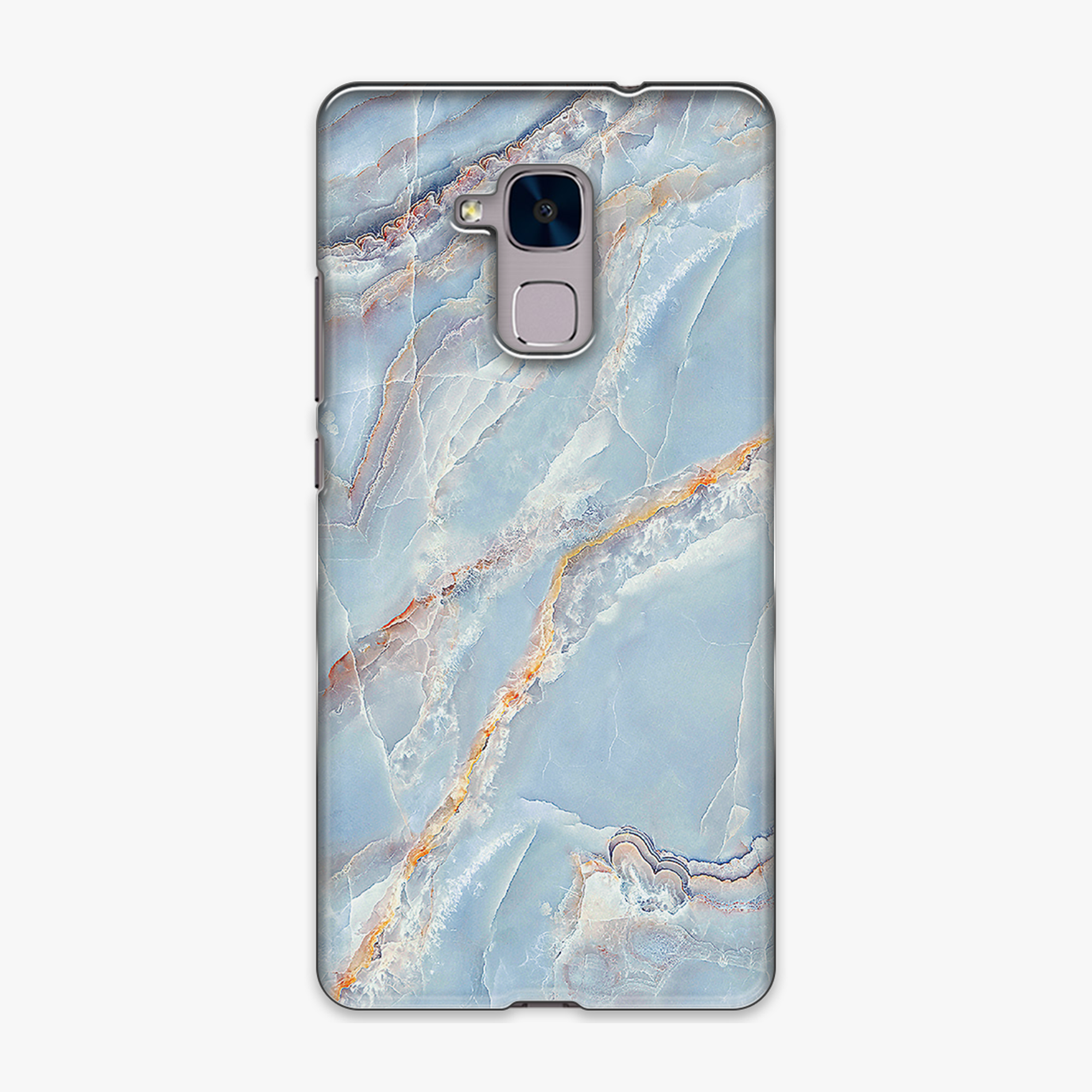 Snap - Phone Case with Blue Pastel Marble