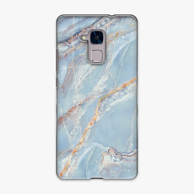 Snap - Phone Case with Blue Pastel Marble