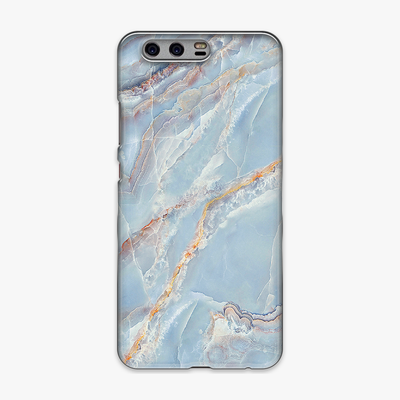 Snap - Phone Case with Blue Pastel Marble