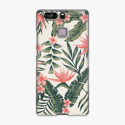 Tough - Phone Case with Attractive Flowers and Leaves