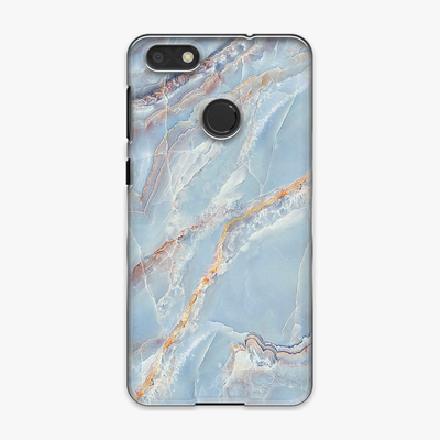 Snap - Phone Case with Blue Pastel Marble