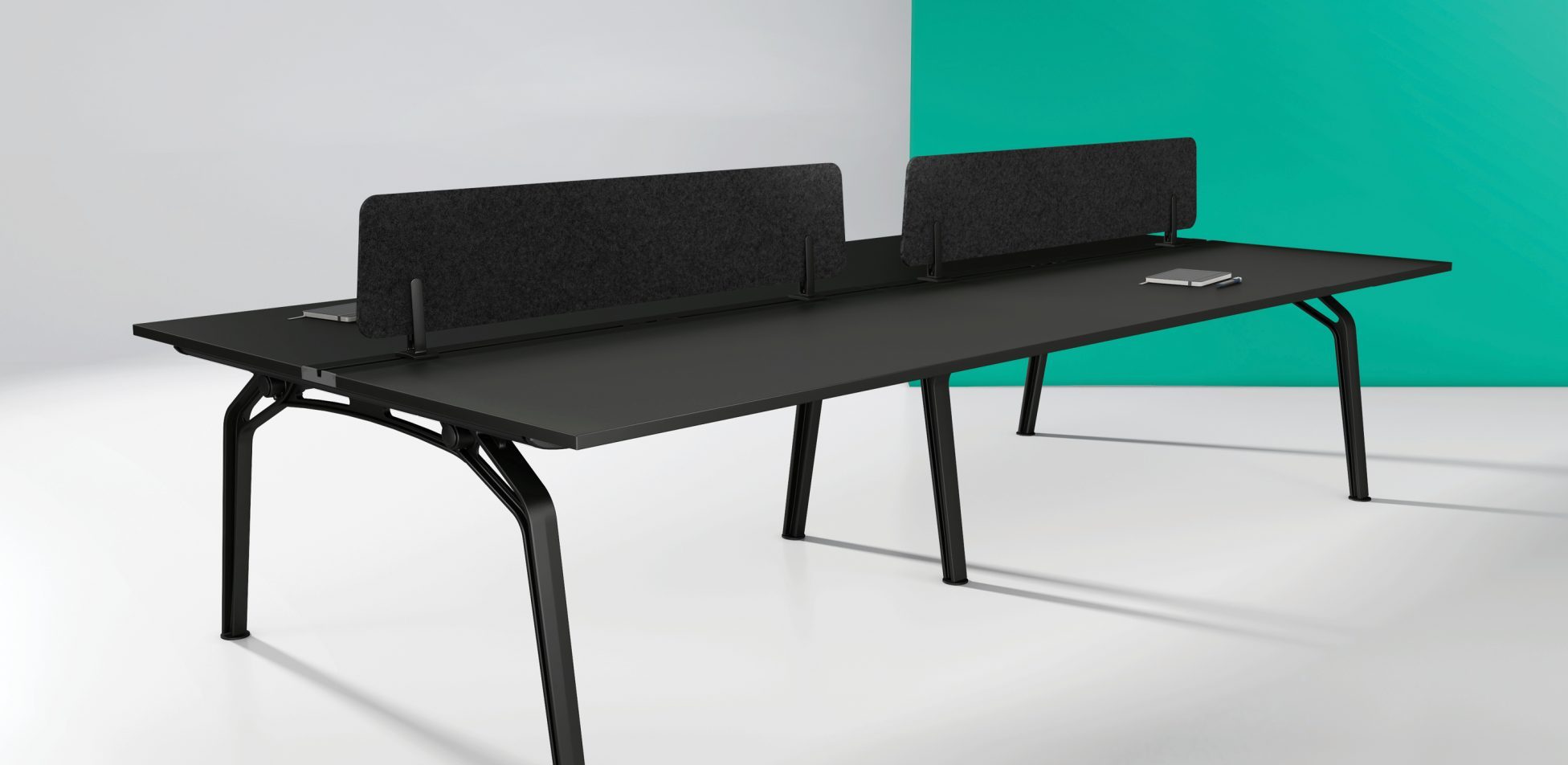 1500mm 2 Person Single Sided Workstation