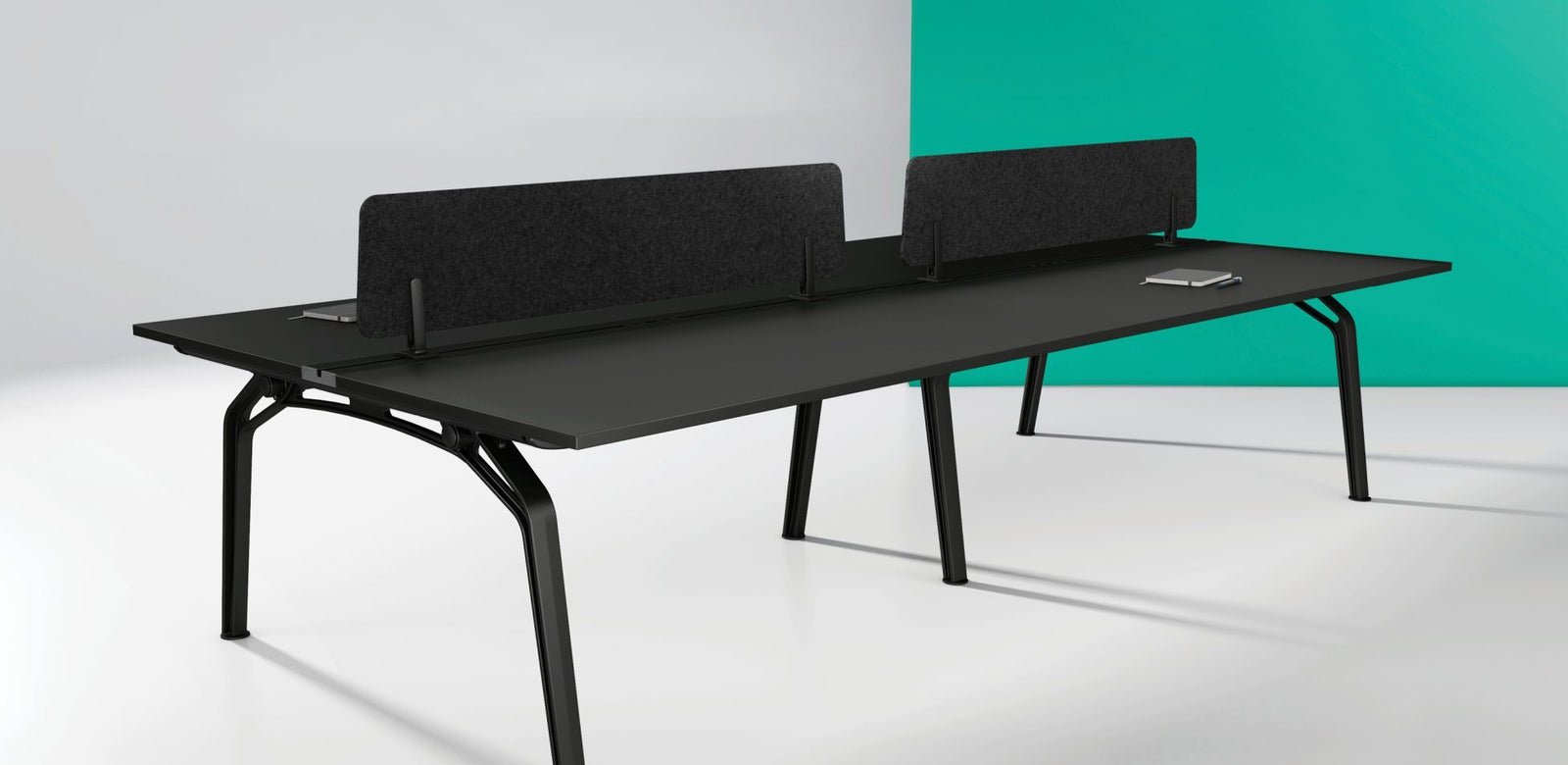 1500mm 3 Person Single Sided Workstation