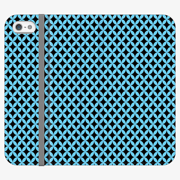 Folio iPhone 5  Folio Wallet - Beautiful Star Pattern