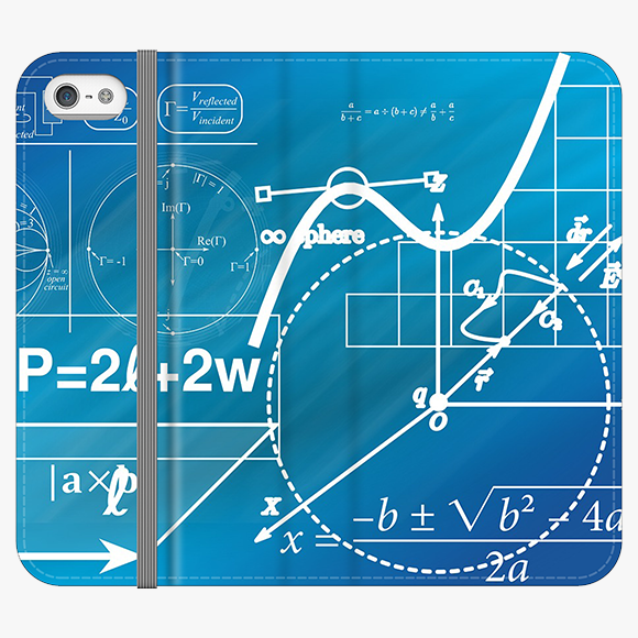 Folio iPhone 5  Folio Wallet - Algebraic Art